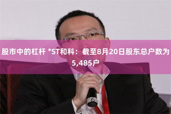 股市中的杠杆 *ST和科：截至8月20日股东总户数为5,485户