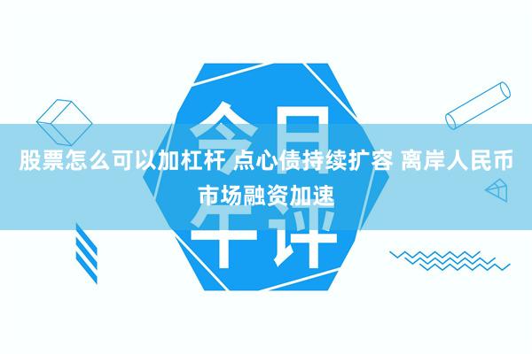 股票怎么可以加杠杆 点心债持续扩容 离岸人民币市场融资加速
