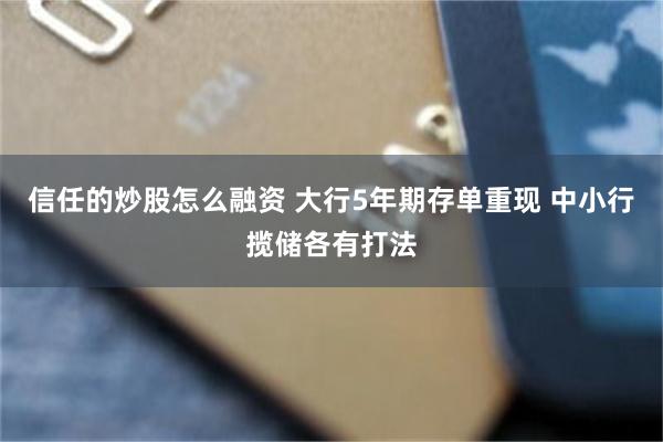 信任的炒股怎么融资 大行5年期存单重现 中小行揽储各有打法