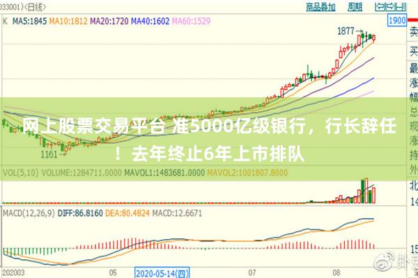 网上股票交易平台 准5000亿级银行，行长辞任！去年终止6年上市排队