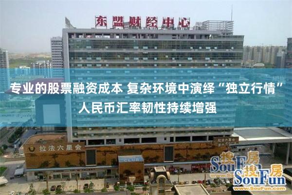 专业的股票融资成本 复杂环境中演绎“独立行情” 人民币汇率韧性持续增强