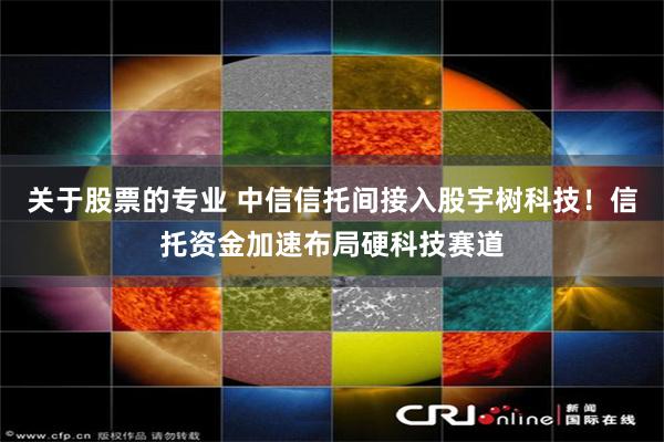 关于股票的专业 中信信托间接入股宇树科技！信托资金加速布局硬科技赛道