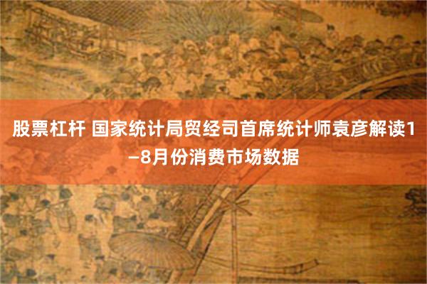 股票杠杆 国家统计局贸经司首席统计师袁彦解读1—8月份消费市场数据
