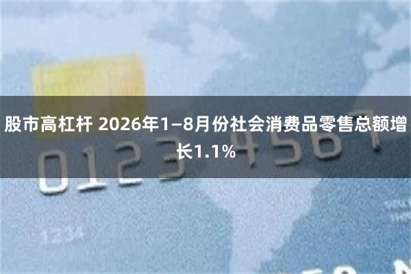 股市高杠杆 2026年1—8月份社会消费品零售总额增长1.1%